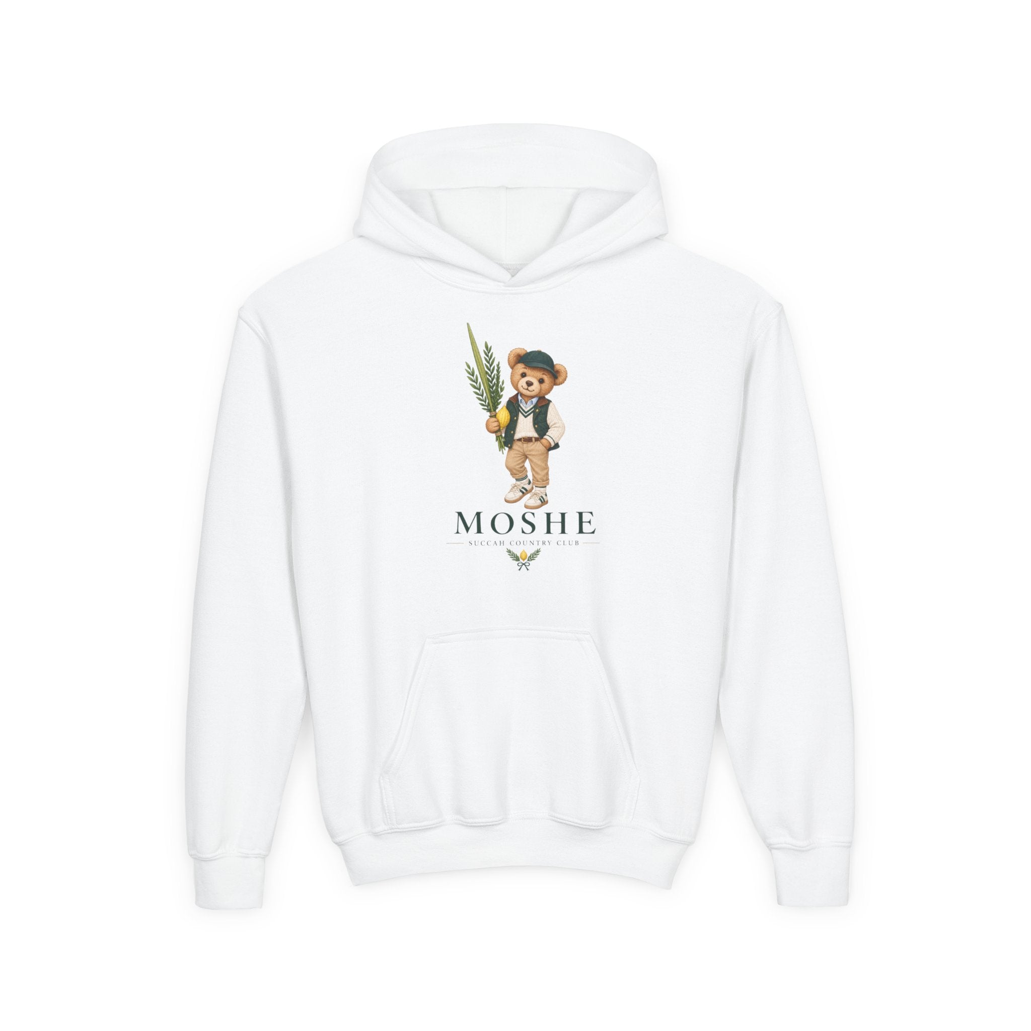 Personalized Boys Sukkah Crest Hoodie – Custom Name Sukkot Sweatshirt
