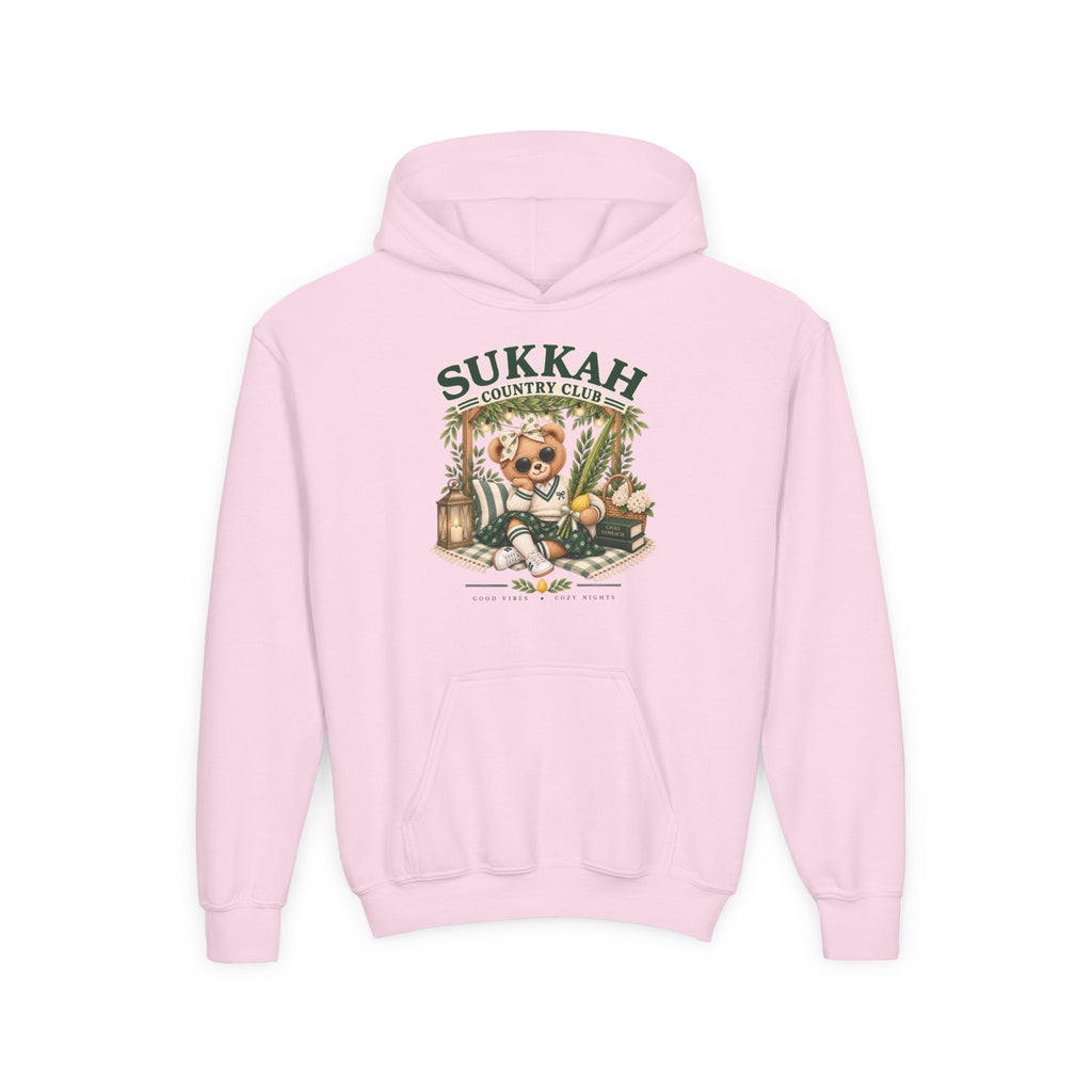 Personalized Girls Sukkah Hoodie – Custom Name Sukkot Sweatshirt