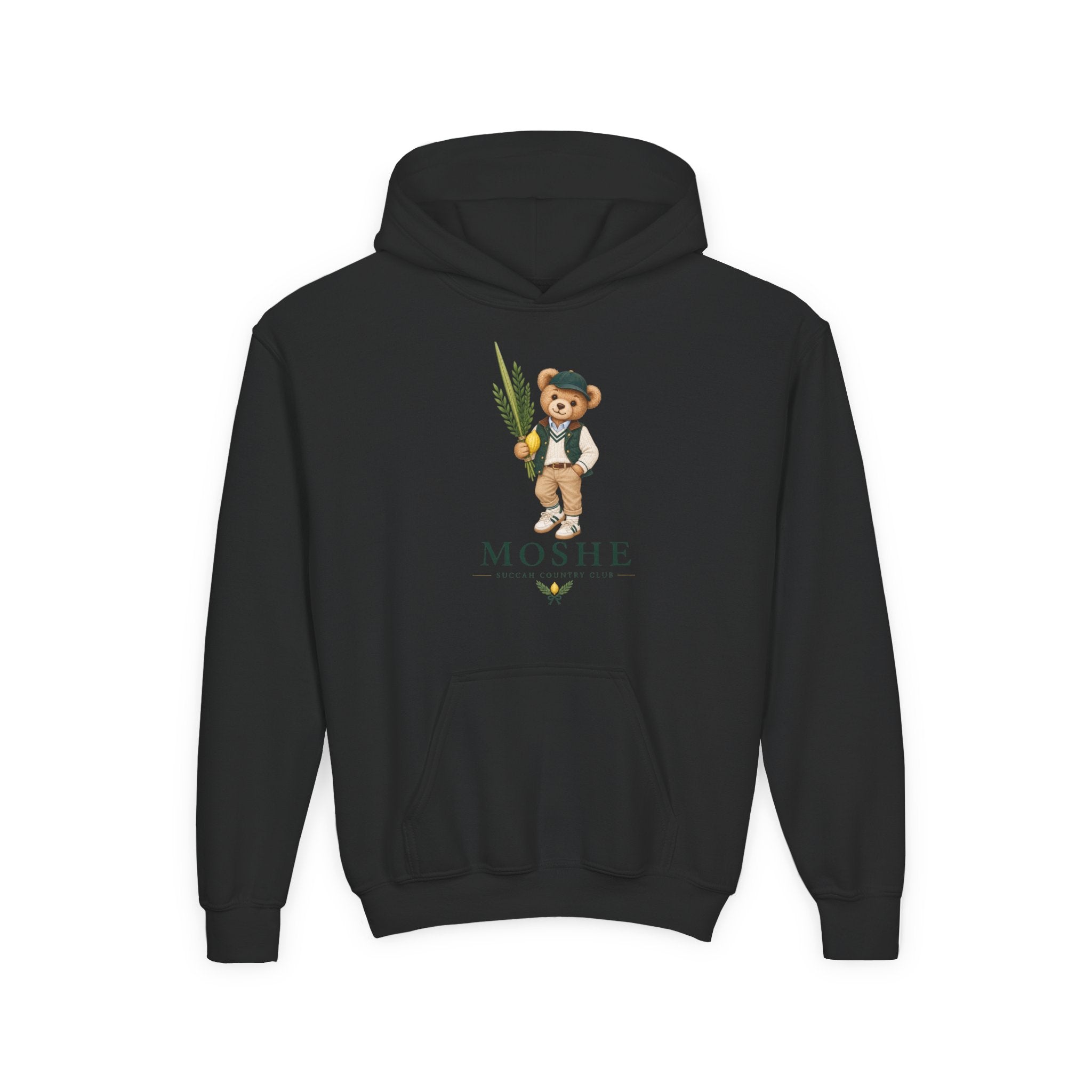Personalized Boys Sukkah Crest Hoodie – Custom Name Sukkot Sweatshirt