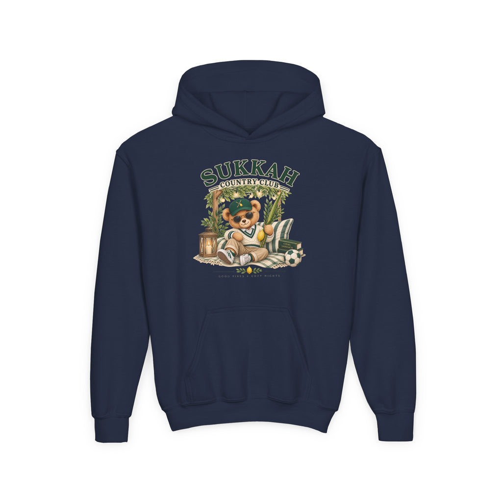 Personalized Boys Sukkah Club Bear Hoodie – Kids Sukkot Sweatshirt