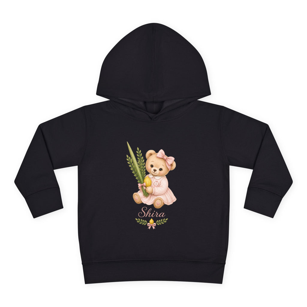Personalized Toddler Girls Sukkah Crest Hoodie – Custom Sukkot Sweatshirt
